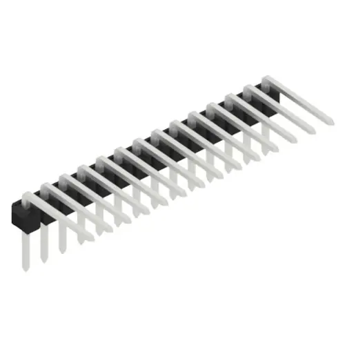 Solange Der Vorrat Reicht Stiftleiste, 14-polig, RM 2.54 mm, abgewinkelt, schwarz, SL310114Z