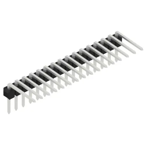 Stiftleiste, 16-polig, RM 2.54 mm, abgewinkelt, schwarz, SL310116Z Direkt Vom Hersteller