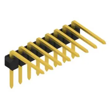 Stiftleiste, 8-polig, RM 2.54 mm, abgewinkelt, schwarz, 10056174 Super-Preis