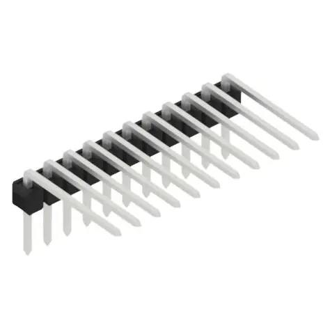 Sichere Zahlung Stiftleiste, 11-polig, RM 2.54 mm, abgewinkelt, schwarz, SL313111Z