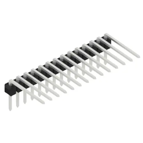 Gratis Versand Stiftleiste, 14-polig, RM 2.54 mm, abgewinkelt, schwarz, 10056212