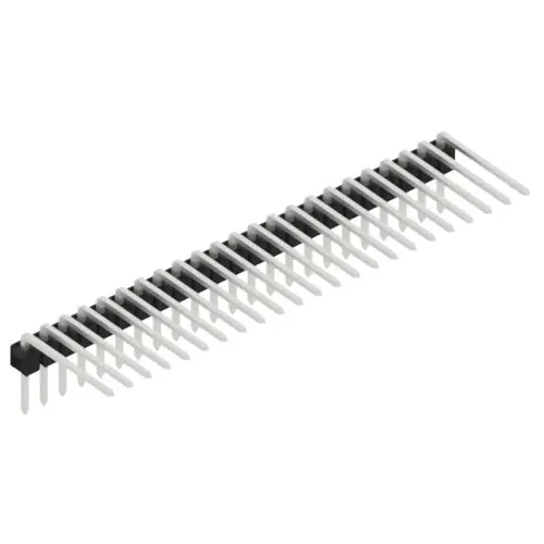 Markenware Stiftleiste, 23-polig, RM 2.54 mm, abgewinkelt, schwarz, SL313123Z