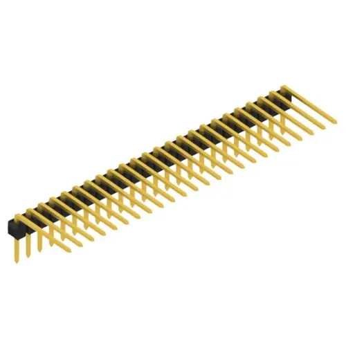 Must-Have Stiftleiste, 24-polig, RM 2.54 mm, abgewinkelt, schwarz, SL313124G