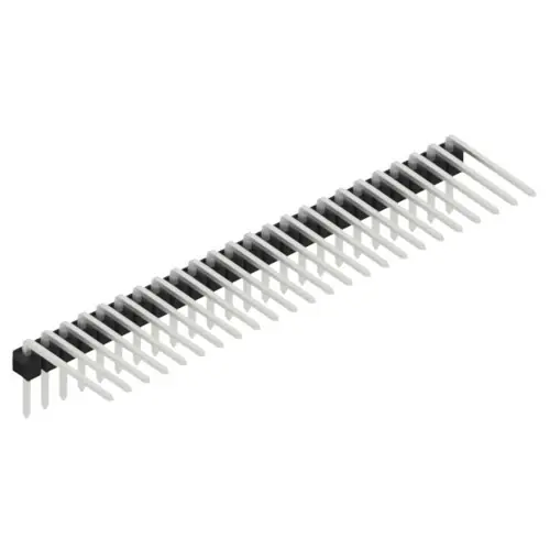 Stiftleiste, 24-polig, RM 2.54 mm, abgewinkelt, schwarz, SL313124Z Solange Der Vorrat Reicht