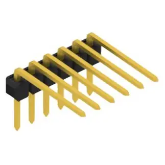 Finale Aktion Stiftleiste, 6-polig, RM 2.54 mm, abgewinkelt, schwarz, 10056202