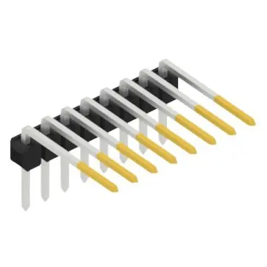 Letzte Chance Stiftleiste, 8-polig, RM 2.54 mm, abgewinkelt, schwarz, SL31318S
