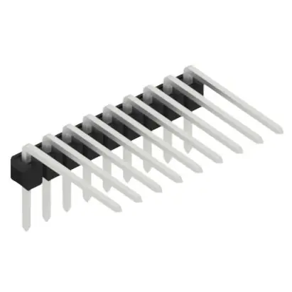 Stiftleiste, 9-polig, RM 2.54 mm, abgewinkelt, schwarz, SL31319Z Schnäppchen