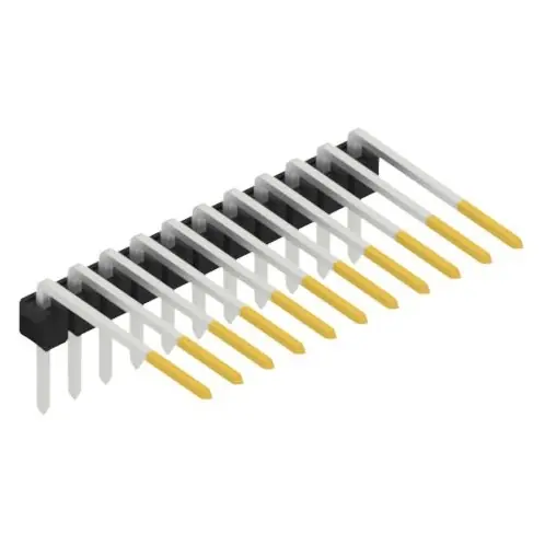 Sonderaktion Stiftleiste, 11-polig, RM 2.54 mm, abgewinkelt, schwarz, SL315211S