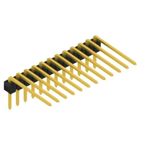 Jetzt Kaufen Stiftleiste, 12-polig, RM 2.54 mm, abgewinkelt, schwarz, 10056233