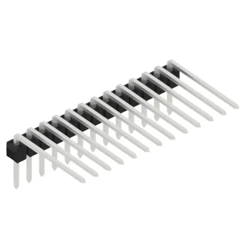 Gratis Versand Stiftleiste, 13-polig, RM 2.54 mm, abgewinkelt, schwarz, SL315213Z