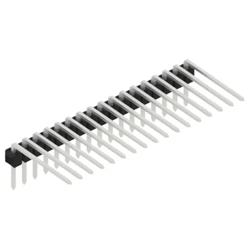 Stiftleiste, 17-polig, RM 2.54 mm, abgewinkelt, schwarz, SL315217Z Meistverkauft