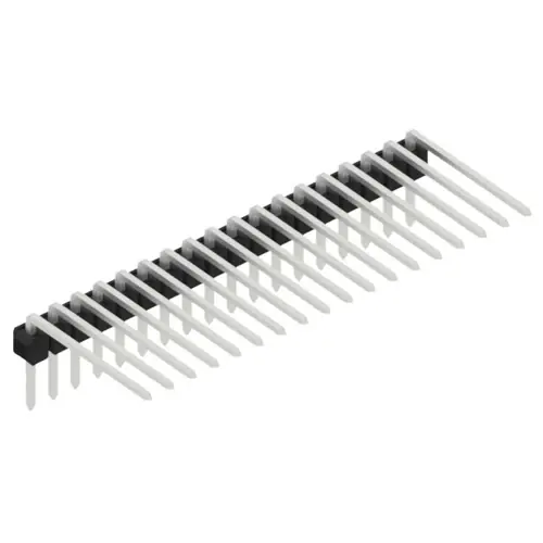 Beliebt Stiftleiste, 18-polig, RM 2.54 mm, abgewinkelt, schwarz, SL315218Z
