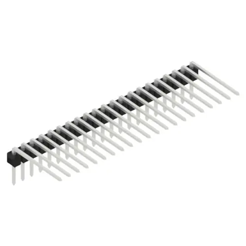 Preis Gesenkt Stiftleiste, 21-polig, RM 2.54 mm, abgewinkelt, schwarz, SL315221Z