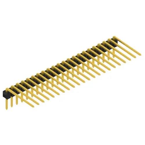 Stiftleiste, 22-polig, RM 2.54 mm, abgewinkelt, schwarz, SL315222G Bestpreis