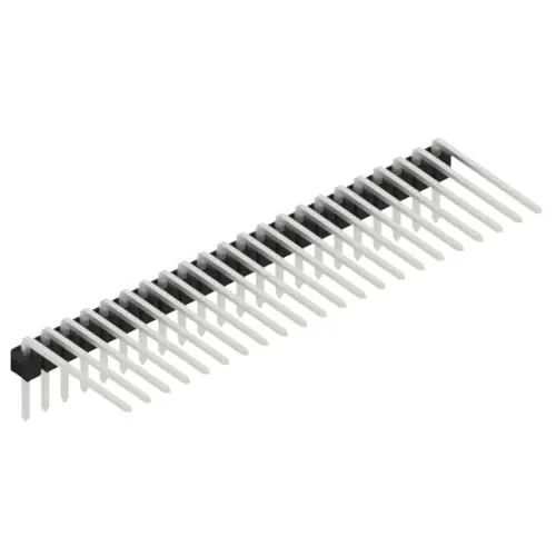 Wochenendangebot Stiftleiste, 22-polig, RM 2.54 mm, abgewinkelt, schwarz, SL315222Z