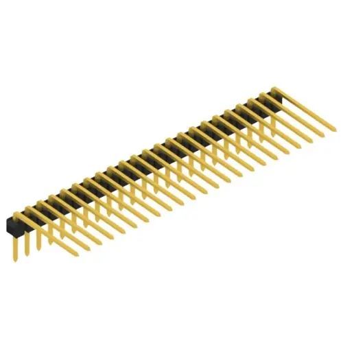 Stiftleiste, 23-polig, RM 2.54 mm, abgewinkelt, schwarz, SL315223G Neue Kollektion