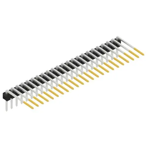Stiftleiste, 23-polig, RM 2.54 mm, abgewinkelt, schwarz, SL315223S Beliebt