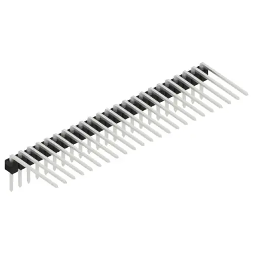 Stiftleiste, 23-polig, RM 2.54 mm, abgewinkelt, schwarz, SL315223Z Billig