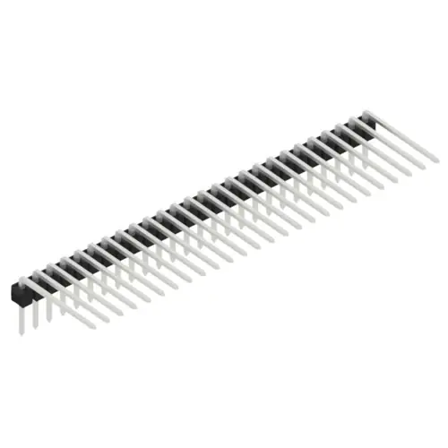 Stiftleiste, 26-polig, RM 2.54 mm, abgewinkelt, schwarz, SL315226Z Sonderaktion