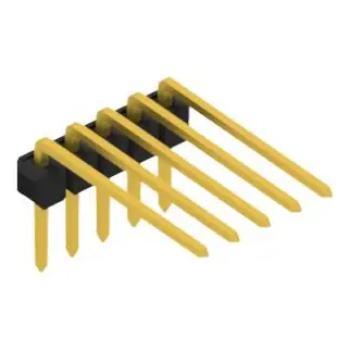 Finale Aktion Stiftleiste, 5-polig, RM 2.54 mm, abgewinkelt, schwarz, SL31525G