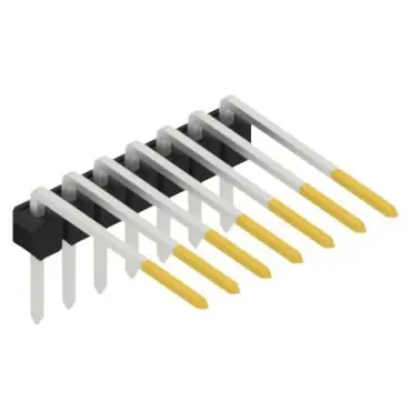 Stiftleiste, 7-polig, RM 2.54 mm, abgewinkelt, schwarz, SL31527S Jetzt Kaufen