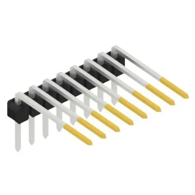 Stiftleiste, 8-polig, RM 2.54 mm, abgewinkelt, schwarz, SL31528S Kostenloser Rückversand