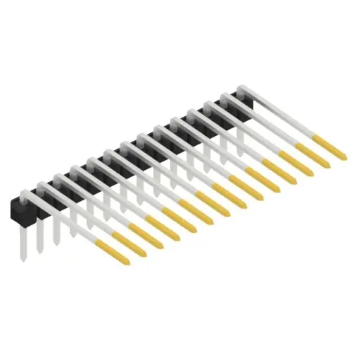 Sonderangebot Stiftleiste, 14-polig, RM 2.54 mm, abgewinkelt, schwarz, SL318214S