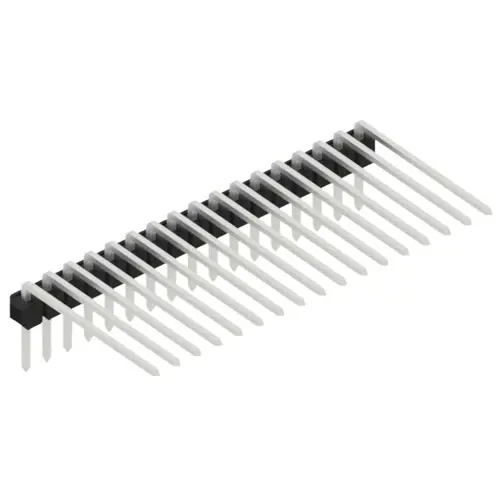 Sale Stiftleiste, 17-polig, RM 2.54 mm, abgewinkelt, schwarz, SL318217Z