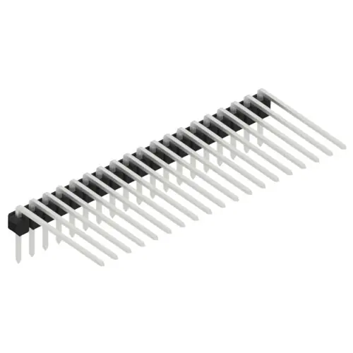 Saisonangebot Stiftleiste, 19-polig, RM 2.54 mm, abgewinkelt, schwarz, SL318219Z