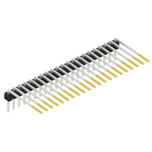 Knallerangebot Stiftleiste, 21-polig, RM 2.54 mm, abgewinkelt, schwarz, SL318221S