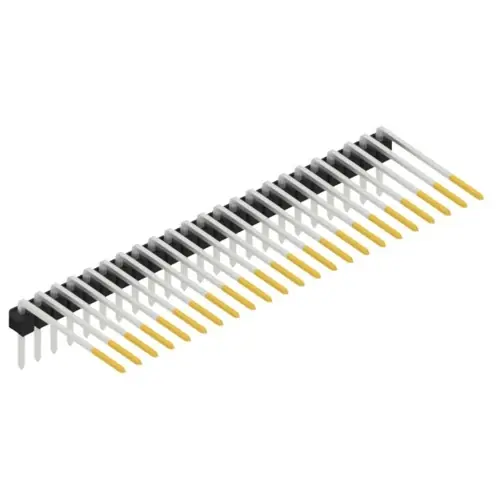 Stiftleiste, 23-polig, RM 2.54 mm, abgewinkelt, schwarz, SL318223S Sofort Bestellen