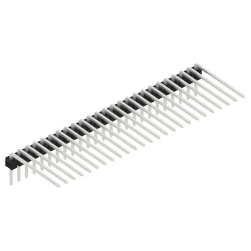 Stiftleiste, 25-polig, RM 2.54 mm, abgewinkelt, schwarz, SL318225Z Heißes Angebot