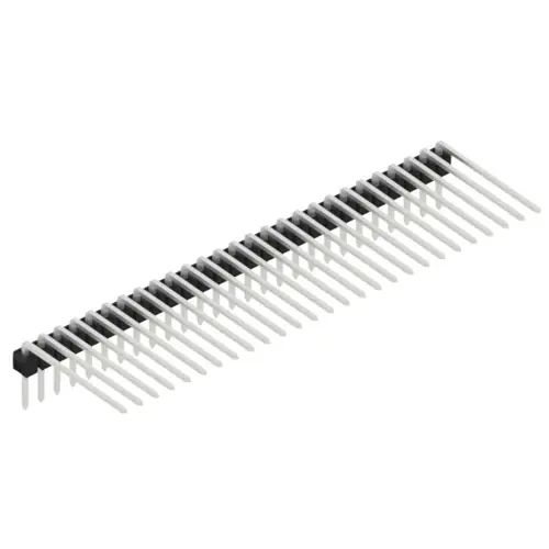Online Kaufen Stiftleiste, 27-polig, RM 2.54 mm, abgewinkelt, schwarz, SL318227Z
