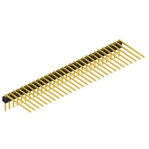 Stiftleiste, 29-polig, RM 2.54 mm, abgewinkelt, schwarz, SL318229G Heißes Angebot