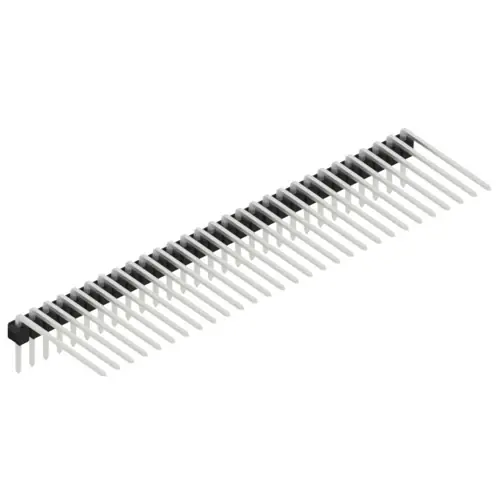 Günstig Stiftleiste, 29-polig, RM 2.54 mm, abgewinkelt, schwarz, SL318229Z