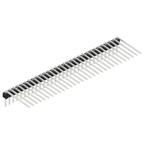 Top-Angebot Stiftleiste, 30-polig, RM 2.54 mm, abgewinkelt, schwarz, SL318230Z