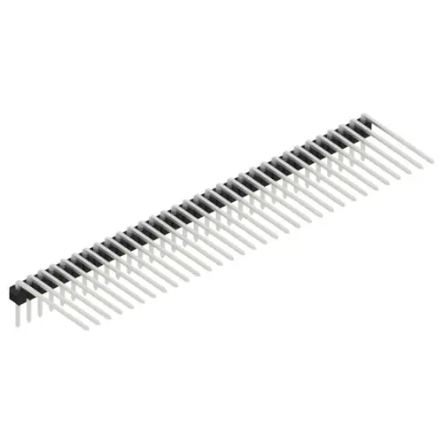 Expressversand Stiftleiste, 32-polig, RM 2.54 mm, abgewinkelt, schwarz, SL318232Z