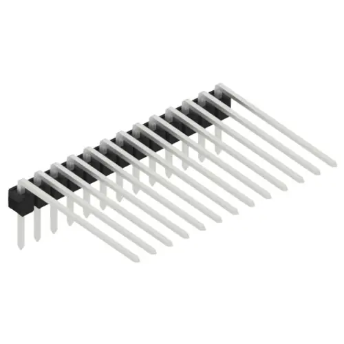 Stiftleiste, 13-polig, RM 2.54 mm, abgewinkelt, schwarz, SL320713Z Online Kaufen