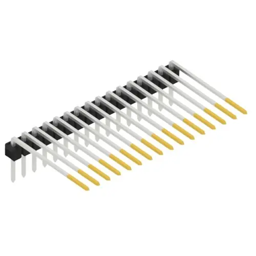 Stiftleiste, 16-polig, RM 2.54 mm, abgewinkelt, schwarz, 10056261 Beliebt