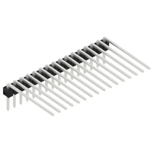 Preisknaller Stiftleiste, 16-polig, RM 2.54 mm, abgewinkelt, schwarz, SL320716Z