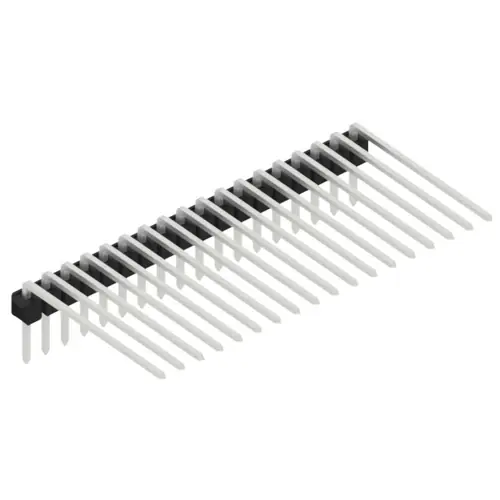 Kostenfreie Lieferung Stiftleiste, 18-polig, RM 2.54 mm, abgewinkelt, schwarz, SL320718Z