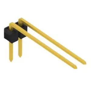 Stiftleiste, 2-polig, RM 2.54 mm, abgewinkelt, schwarz, SL32072G Ausverkauf
