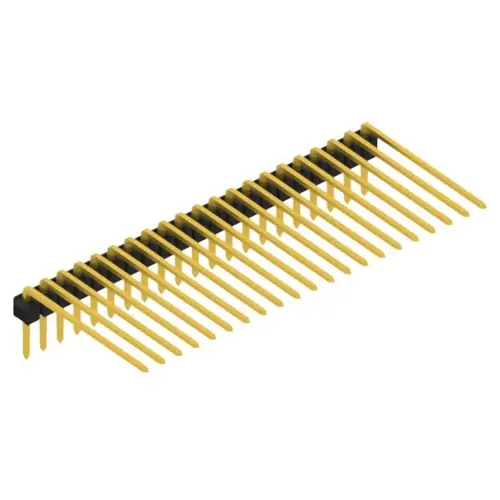 Markenware Stiftleiste, 21-polig, RM 2.54 mm, abgewinkelt, schwarz, SL320721G