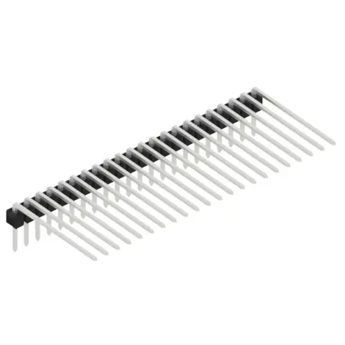 Saisonangebot Stiftleiste, 22-polig, RM 2.54 mm, abgewinkelt, schwarz, SL320722Z