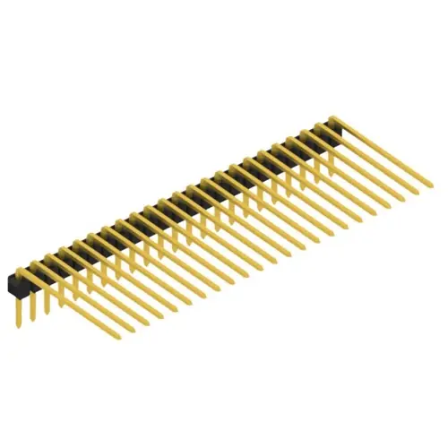 Preis Gesenkt Stiftleiste, 23-polig, RM 2.54 mm, abgewinkelt, schwarz, SL320723G