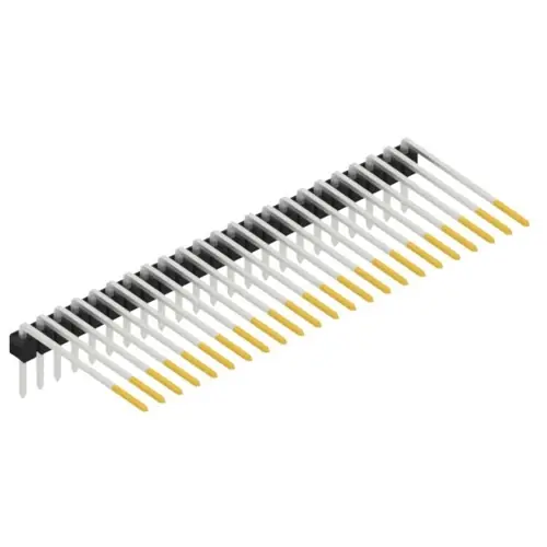 Stiftleiste, 23-polig, RM 2.54 mm, abgewinkelt, schwarz, SL320723S Neuheit