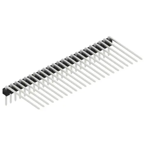 Stiftleiste, 23-polig, RM 2.54 mm, abgewinkelt, schwarz, SL320723Z Preis Gesenkt