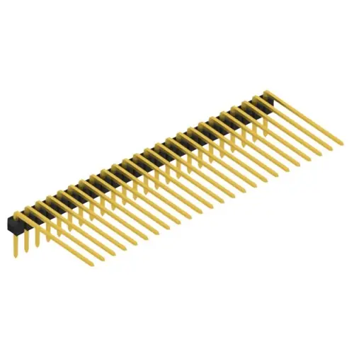 Garantierte Lieferung Stiftleiste, 24-polig, RM 2.54 mm, abgewinkelt, schwarz, SL320724G