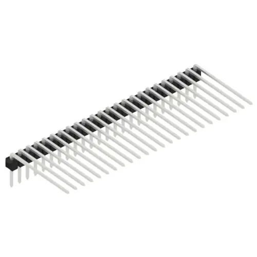 Stiftleiste, 24-polig, RM 2.54 mm, abgewinkelt, schwarz, SL320724Z Schnäppchen