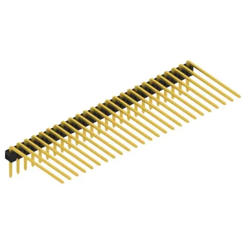 Stiftleiste, 25-polig, RM 2.54 mm, abgewinkelt, schwarz, SL320725G Sichere Zahlung